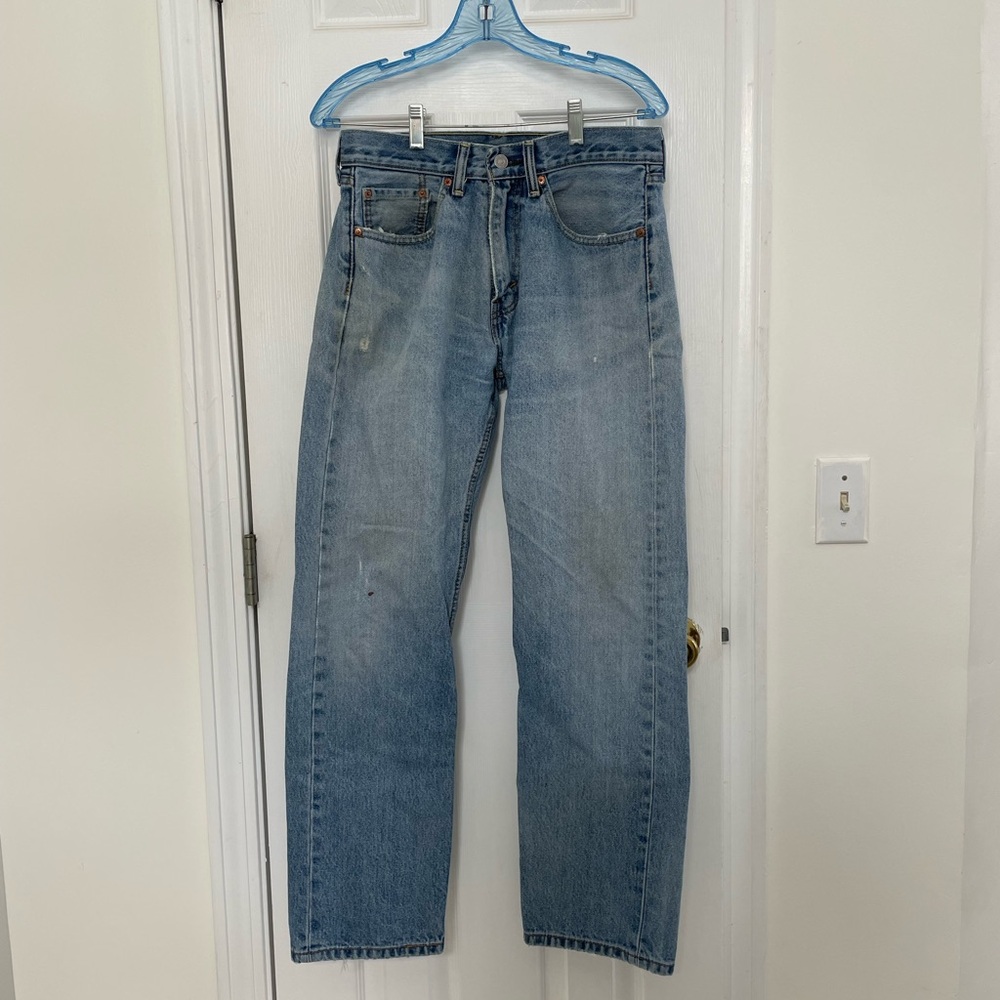 Levi's Light Blue Straight Jeans